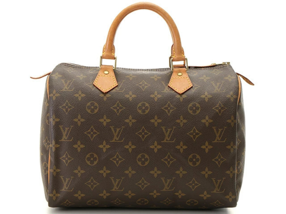 Louis Vuitton Speedy Monogram Handbag Brown